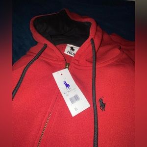 Maroon Polo tec sweatsuit